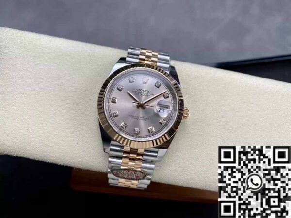 Two Tone Rolex Datejust 41MM M126331-0008 Pink Clean Factory