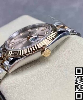 Two Tone Rolex Datejust 41MM M126331-0008 Pink Clean Factory