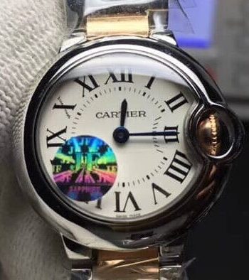 Cartier Ballon Bleu W69007Z3 Size 28 Quartz Watch AF Factory
