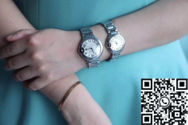 Cartier Ballon Bleu W69007Z3 Size 28 Quartz Watch AF Factory