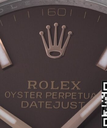 Chocolate Rolex Datejust​ M126333 Five-Bead Steel Belt 41mm