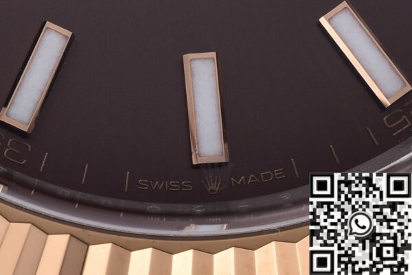 Chocolate Rolex Datejust​ M126333 Five-Bead Steel Belt 41mm