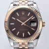 Chocolate Rolex Datejust​ M126333 Five-Bead Steel Belt 41mm