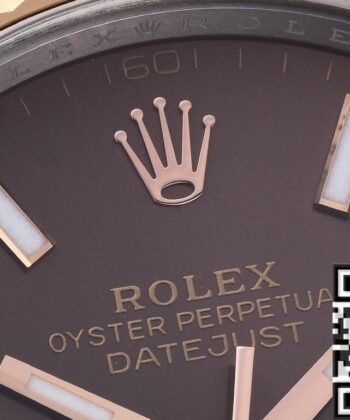 Chocolate Rolex Datejust​ M126333 Five-Bead Steel Belt 41mm