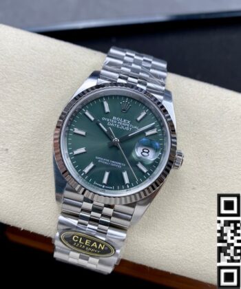 Rolex 36 MM Datejust​ M126234-0051 Mint Green Clean Factory