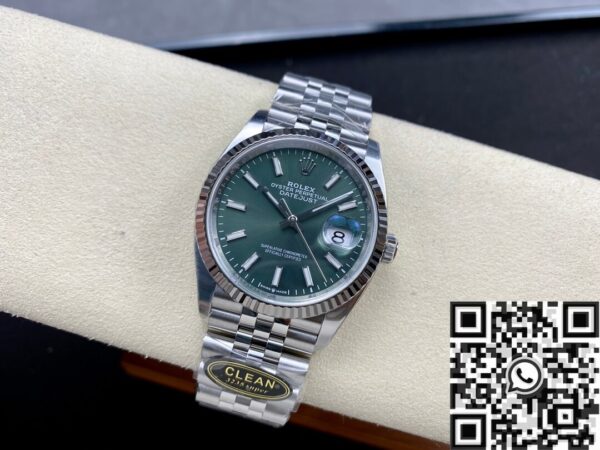 Rolex 36 MM Datejust​ M126234-0051 Mint Green Clean Factory