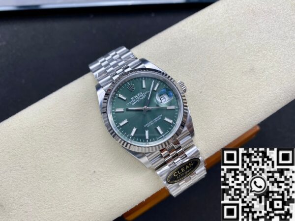Rolex 36 MM Datejust​ M126234-0051 Mint Green Clean Factory