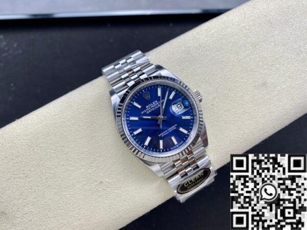 Rolex Datejust Blue Face M126234-0017 Size 36mm Watch Clean