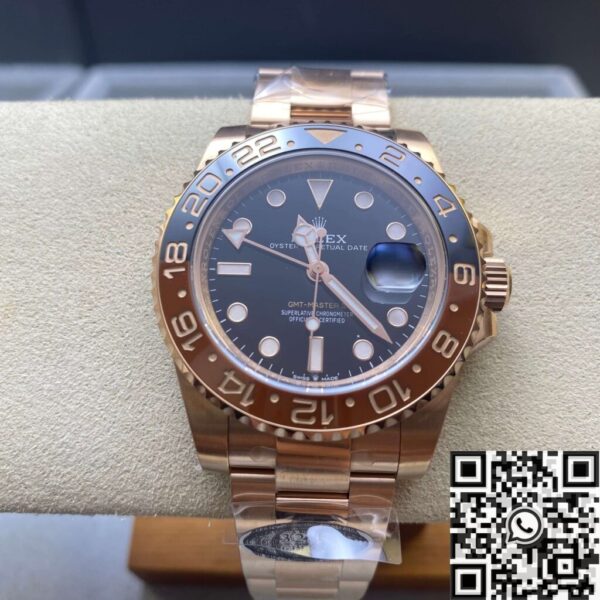 Rolex Rose Gold Watch GMT Master II M126715CHNR-0001