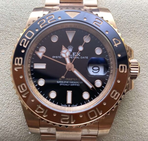 Rolex Rose Gold Watch GMT Master II M126715CHNR-0001
