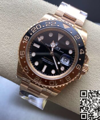 Rolex Rose Gold Watch GMT Master II M126715CHNR-0001