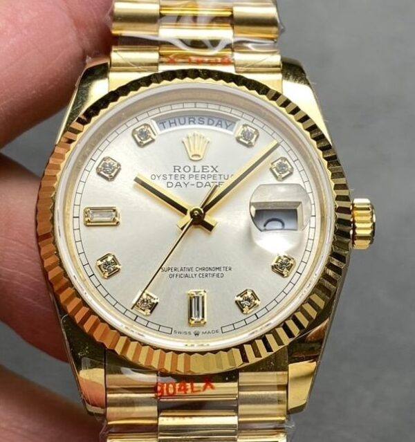 Rolex Day Date For Sale M128238 Size 36mm Diamond Scale