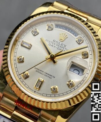 Rolex Day Date For Sale M128238 Size 36mm Diamond Scale