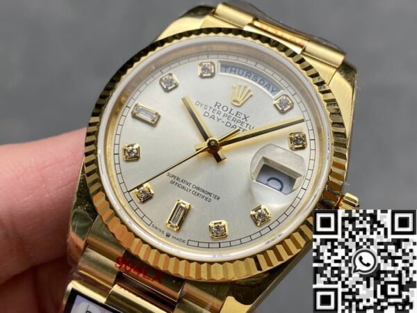 Rolex Day Date For Sale M128238 Size 36mm Diamond Scale
