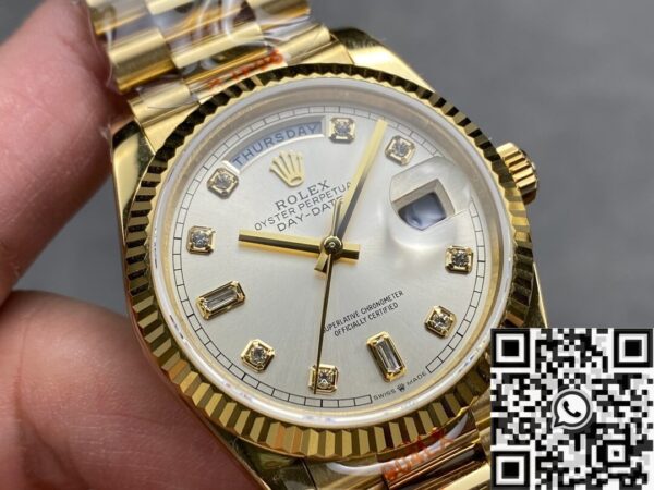 Rolex Day Date For Sale M128238 Size 36mm Diamond Scale