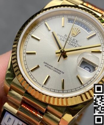 Rolex Date Day​ M128238 Size 36mm Gold Watch Q Factory