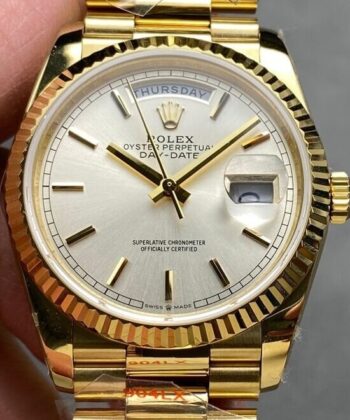 Rolex Date Day​ M128238 Size 36mm Gold Watch Q Factory