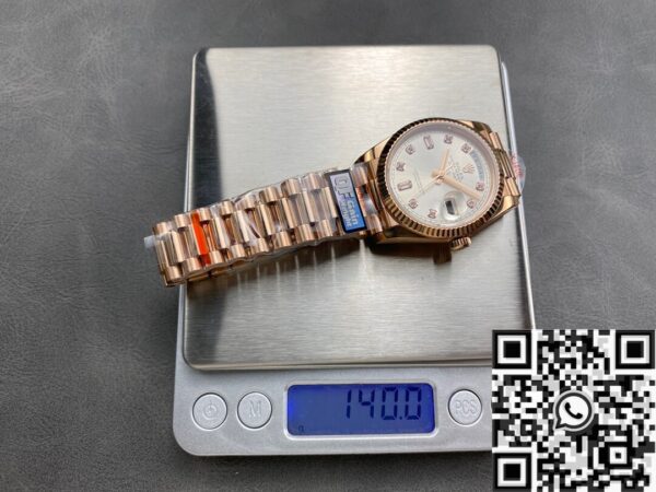 Day Date 36 Rolex M128235 Diamond Scale Watch Q Factory