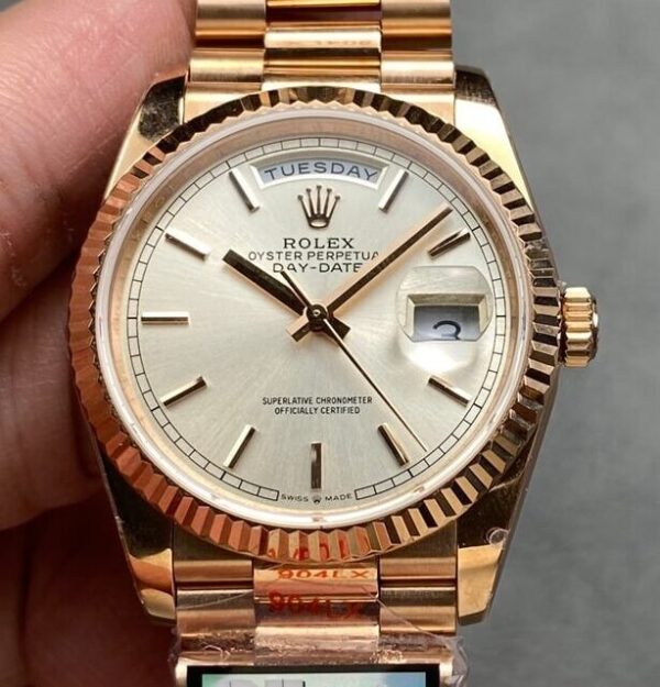 Day And Date Rolex​ M128239 Size 36mm Rose Gold Q Factory
