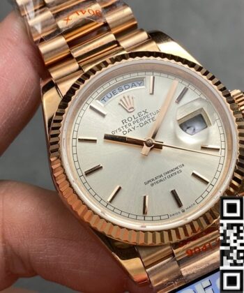Day And Date Rolex​ M128239 Size 36mm Rose Gold Q Factory