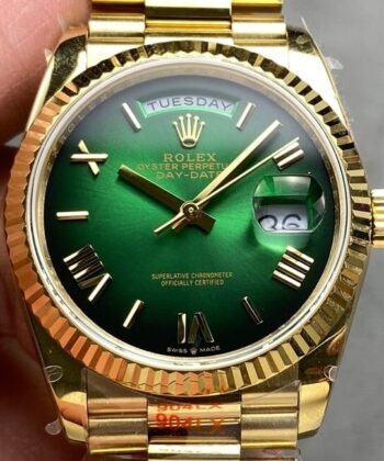 Day Date Gold Rolex M128238 - 0118 Watch 36mm Q Factory