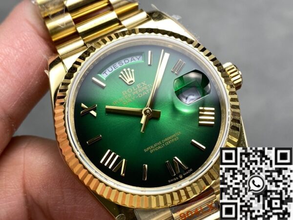 Day Date Gold Rolex M128238 - 0118 Watch 36mm Q Factory