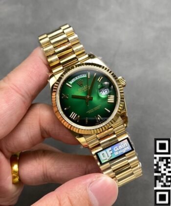 Day Date Gold Rolex M128238 - 0118 Watch 36mm Q Factory