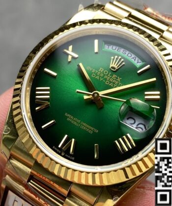 Day Date Gold Rolex M128238 - 0118 Watch 36mm Q Factory