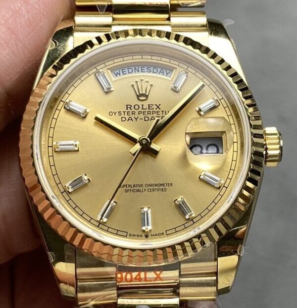 Rolex Day Date Dial​ M128238 - 0132 Gold Watch 36mm Q Factory