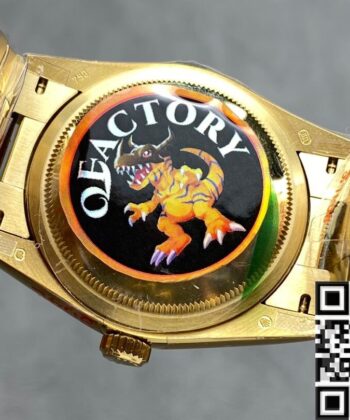 Q Factory Rolex Day Date M128238 - 0045 Gold Watch 36mm