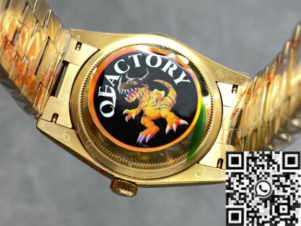 Q Factory Rolex Day Date M128238 - 0045 Gold Watch 36mm