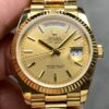 Q Factory Rolex Day Date M128238 - 0045 Gold Watch 36mm