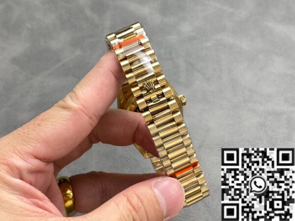 Q Factory Rolex Day Date M128238 - 0045 Gold Watch 36mm