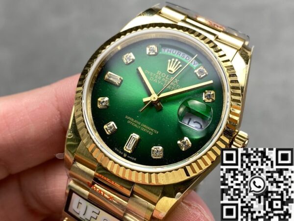 Rolex Day Date Alternative​ M128238 - 0069 Smoked Green 36mm