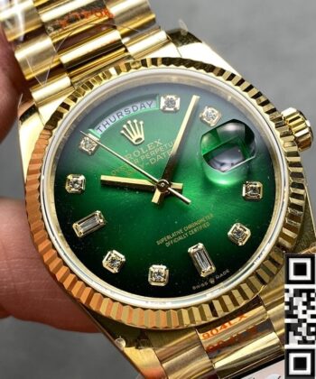Rolex Day Date Alternative​ M128238 - 0069 Smoked Green 36mm
