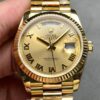 Rolex Day Date Fake M118238 Champagne Gold Dial 36mm