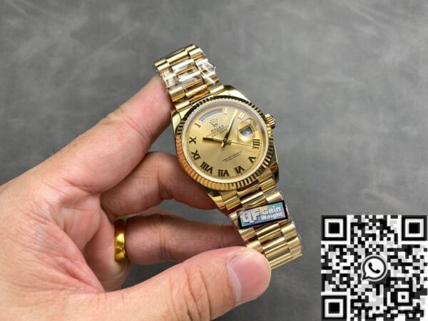 Rolex Day Date Fake M118238 Champagne Gold Dial 36mm
