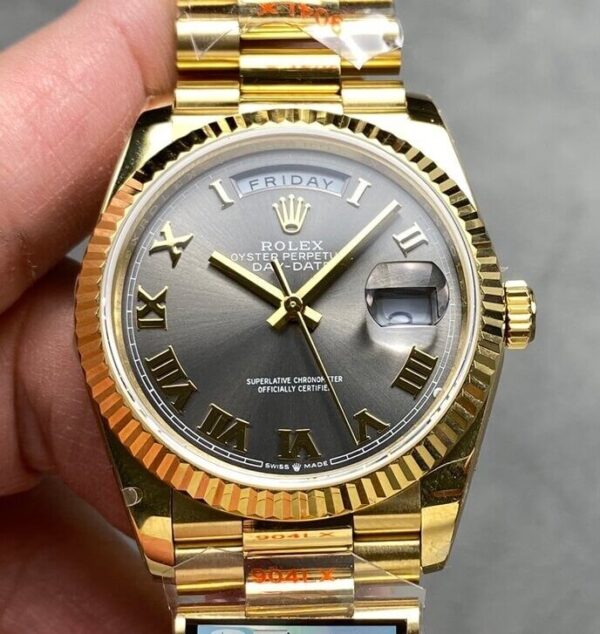 Rolex Black Day Date M118238 Size 36mm Watch Q Factory