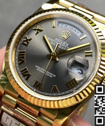 Rolex Black Day Date M118238 Size 36mm Watch Q Factory