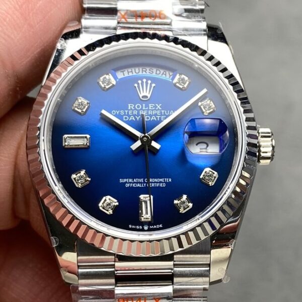 Replica Rolex Day-Date M128239-0023 Diamond Scale 36mm