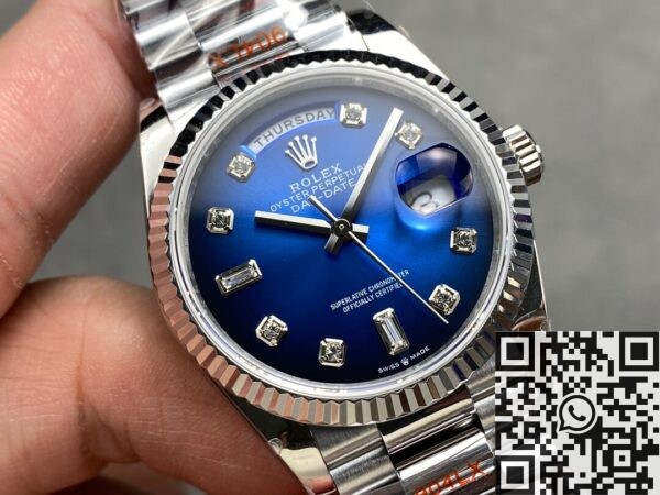 Replica Rolex Day-Date M128239-0023 Diamond Scale 36mm