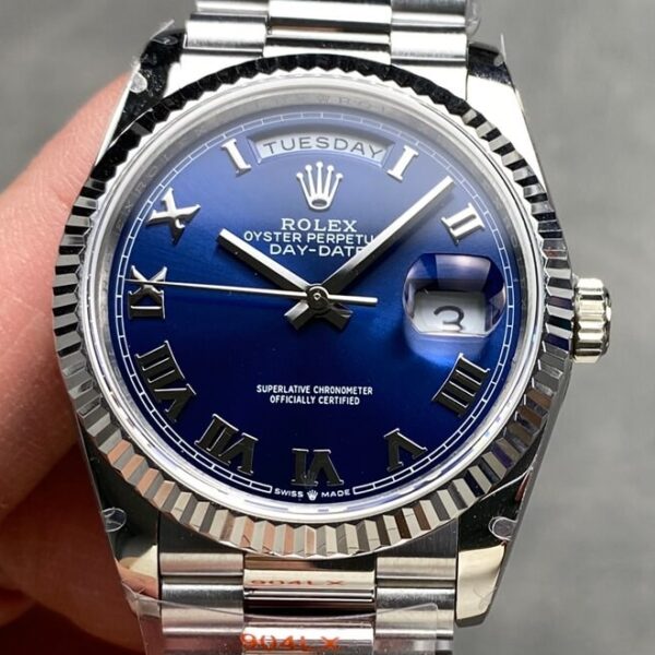 Rolex Day Date 36 M128239-0063 Blue Dial Watch Q Factory