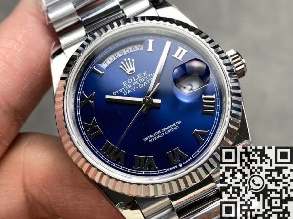 Rolex Day Date 36 M128239-0063 Blue Dial Watch Q Factory