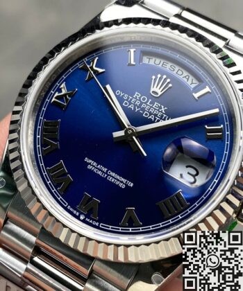 Rolex Day Date 36 M128239-0063 Blue Dial Watch Q Factory