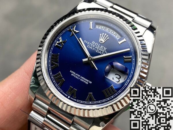 Rolex Day Date 36 M128239-0063 Blue Dial Watch Q Factory