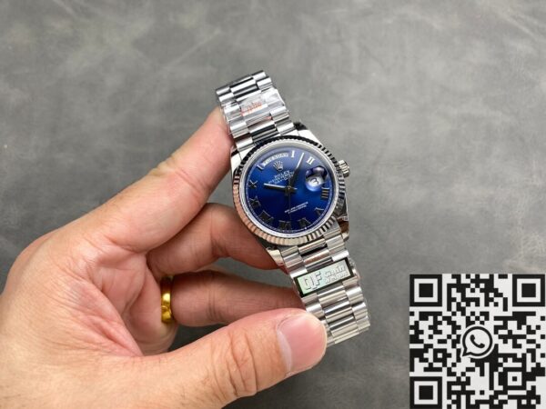 Rolex Day Date 36 M128239-0063 Blue Dial Watch Q Factory