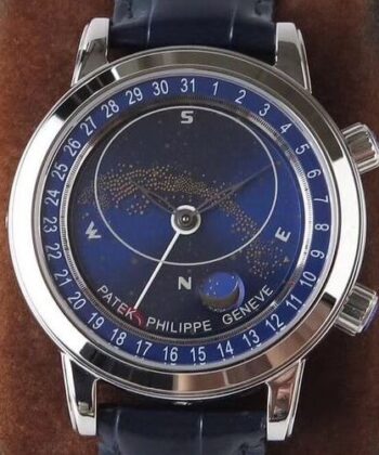 Vintage Patek Philippe Calatrava 6102P-001 Blue Watch AI Factory