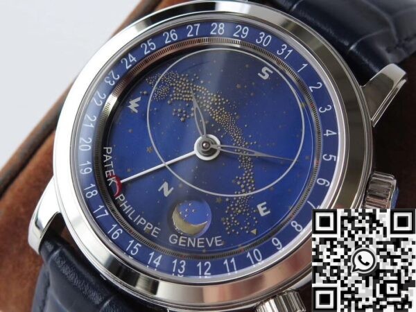 Vintage Patek Philippe Calatrava 6102P-001 Blue Watch AI Factory