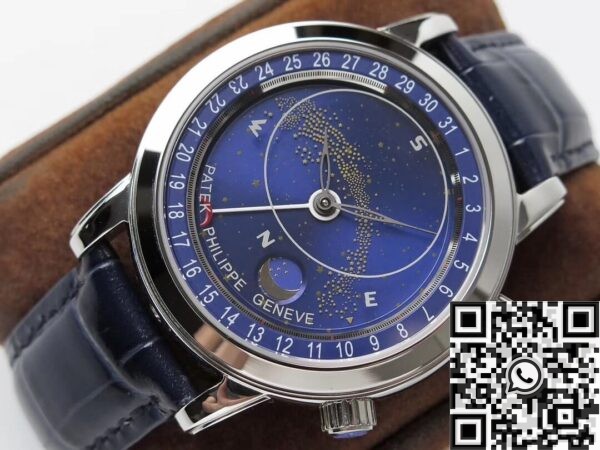 Vintage Patek Philippe Calatrava 6102P-001 Blue Watch AI Factory