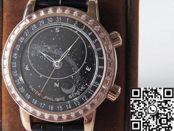 Patek Philippe Calatrava For Sale​ 6104R-001 Black Dial AI Factory